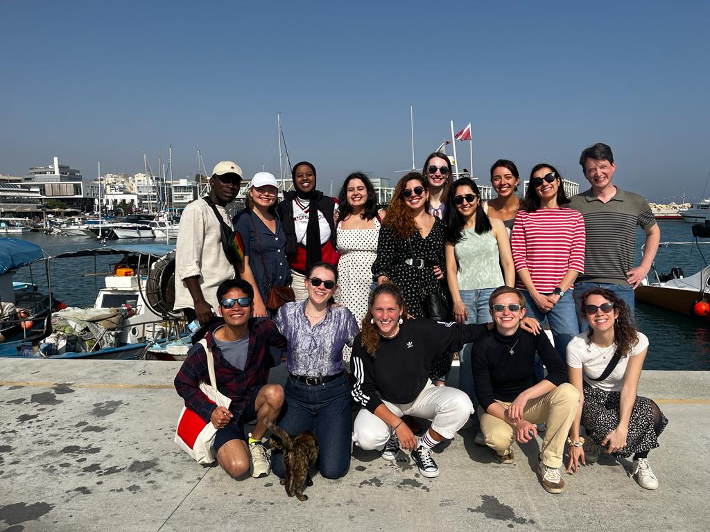 Cohort 6 and staff from the University of Bremen and the Autonomous University of Barcelona, in Limassol.